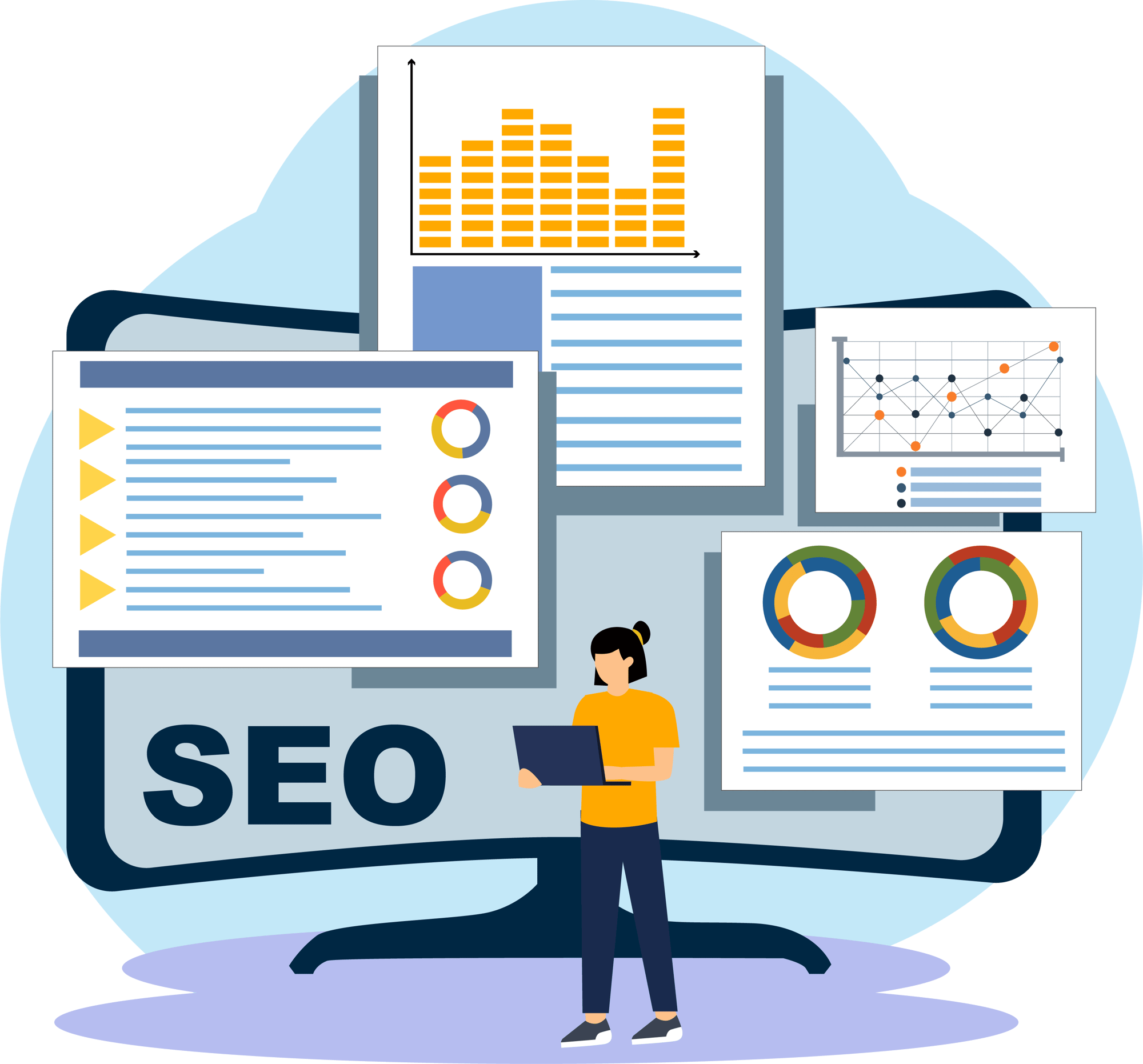 SEO Automated Reporting - socials clear background
